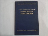 INNERE MEDIZIN IN DER CHIRURGIE - H.FRH. v KRESS und W. KITTLER - Stuttgart, 1938