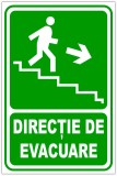 indicator pentru directie de urgenta scari dreapta in jos