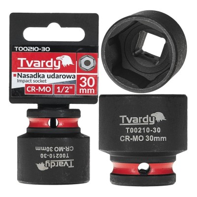Cheie tubulara de impact in 6 puncte, 1 / 2&amp;quot;, 30 mm, Tvardy T00210-30 foto