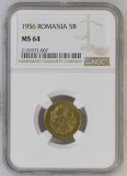 Romania - 5 Bani 1956 - MS 64
