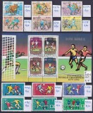 Lot filatelic Sport / Fotbal - Blocur Coreea de Nord (Mundial '78-'82), Nicaragua (Istoria Fotbalului) &amp; Bulgaria (Mundial '70 &amp; '74) -A991