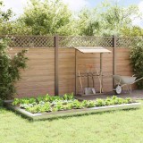 vidaXL Garduri pentru melci 16 pcs Argintiu O&Aring;&pound;el inoxidabil 874888