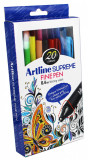 Liner Artline Supreme, Varf Fetru 0.4mm, 10 Culori/set