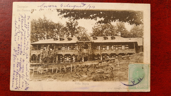 Govora-1903-Villa Maria-C.P.circ.-RARA