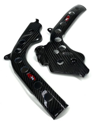 Set protectii carbon cadru KTM Husqvarna 16- 19 foto