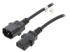 Cablu Alimentare IEC C13-C14 3,5m Negru 10A 250V, Goobay