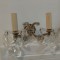 Superb set de 2 aplice electrice vechi in stil Victorian din bronz