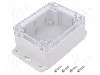 Carcasa policarbonat, 90mmx115mmx55mm, IP67, GAINTA - G212CMF-IP67