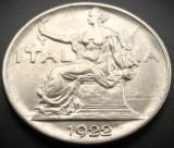 Cumpara ieftin Moneda istorica (BUN PENTRU) 1 LIRA - ITALIA, anul 1922 * cod 2347 = excelenta, Europa