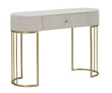 Mauro Ferretti Consola Montpellier Crema cm 100X40X75 | Aosom Romania