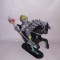 bnk jc Germania - Jean Hoeffler - cavaler medieval cu halebarda - calare