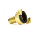 Conector cuplaj rapid rotativ cu gheare din alama cu port furtun, 360,&deg; 3/4&rdquo;, Geko G70141