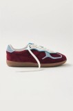 Alohas sneakers din piele &icirc;ntoarsă Tb.490 culoarea bordo, S100471-11