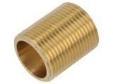 Niplu filet complet 40mm alamă CW617N GEBO 531-6BR - Termo&icirc;mbinare durabilă