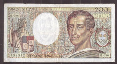 Franta 1990 - 200 francs, circulata foto