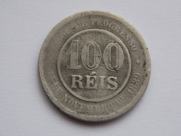 100 REIS 1893 BRAZILIA