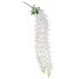 Cumpara ieftin Floare artificiala alba verde 80 cm