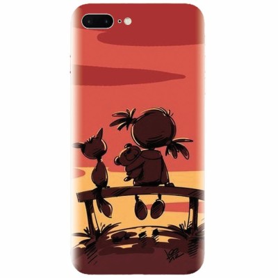 Husa silicon pentru Apple Iphone 7 Plus, Lovely Sunsets foto