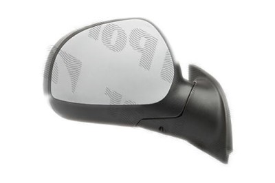 Oglinda exterioara Citroen C3 (Fc), 07.2008-12.2010, partea Stanga, culoare sticla crom, sticla convexa, carcasa grunduita, cu incalzire, ajustare el foto