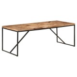 Cumpara ieftin Masa de bucatarie, 200x90x76 cm, lemn masiv acacia &amp; mango