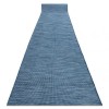 Din iuta, cu țesătură plată, covor PATIO Sisal cu model simplu 2778 albastru, 97 cm
