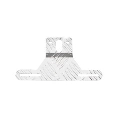 Suport placa lampa remorca