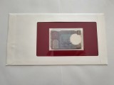 India - 1 Rupee ND 1983-1994 - In plic de prezentare