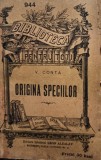 V. Conta - Origina speciilor