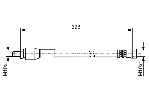 BOSCH 1 987 481 001 Furtun frana