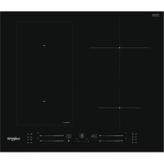 Plita incorporabila Whirlpool WL S6960 BF, inductie, 4 zone de gatit, 6th Sense, Touch control FlexiCook, sticla neagra