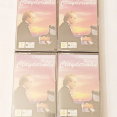 Lot 4 volume casete audio sigilate Richard Clayderman