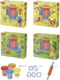 Set plastilina Keyroad , 4 borcanase x 65 g, accesorii incluse,diverse tematici