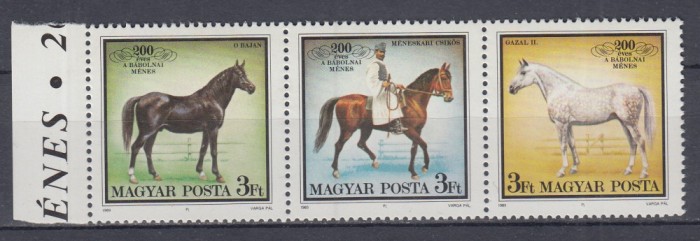 UNGARIA 1989 CAI DE RASA SERIE MNH