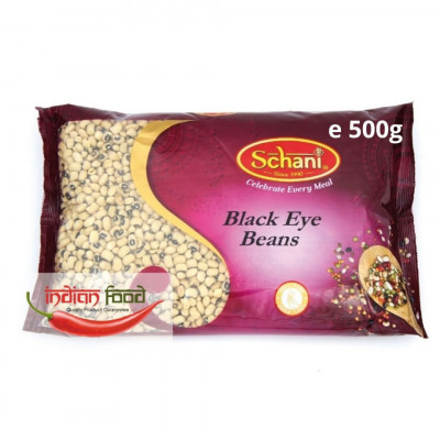 Schani Black Eye Beans (Fasole alba cu ochi negru) 500g foto