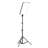Cumpara ieftin Lampa LED profesionala 47x28 cm, trepied reglabil 200 cm inclus, telecomanda bluetooth, intensitate culori reglabila,