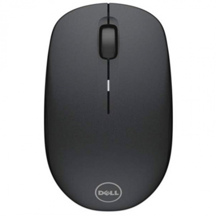 Mouse wireless Dell WM126, 1000 DPI, 3 Butoane, Ambidextru, Negru