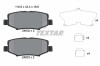 TEXTAR 2460201 set placute frana,frana disc