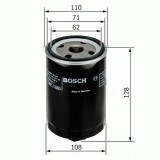 Filtru ulei AUDI A6 (4A, C4) (1994 - 1997) BOSCH 0 451 103 257