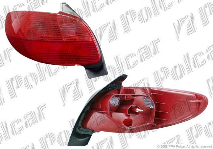 Stop spate lampa Peugeot 206 H/B (2_) 01.1998-01.2003 BestAutoVest partea Stanga Kft Auto