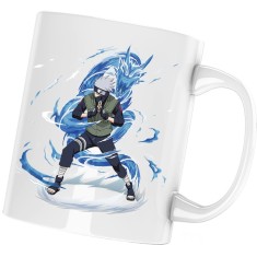 Cana alba personalizata &quot;Naruto Kakashi Hatake Shippuden To Boruto&quot;, INOVATIX&reg;. 330ml
