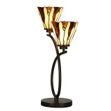 Cumpara ieftin Veioza Tiffany metal sticla 46x28x63 cm