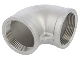 Cot 90&deg; mamă-mamă GEBO G316, presiune max 10,5 bar, cod 6090-112, pentru apă