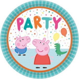 Farfurii petrecere peppa pig 23 cm, Widmann Italia