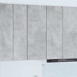 vidaXL Dulap suspendat cu raft Riga Gri din beton 40 x 31 x 100 cm 884341