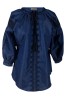 Bluza tip ie dama denim B23, bleumarin , marimea 2XL