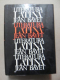 LITERATURA LATINA-JEAN BAYET