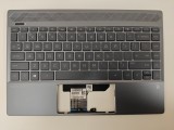 Carcasa superioara cu tastatura palmrest Laptop, HP, Pavilion 13-AN, TPN-Q214, L54619-001, L54619-B31, L54619-N271, 54G7DTATPD, iluminata, albastra, l