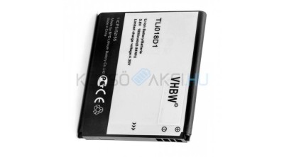 Baterie de telefon mobil VHBW Alcatel TLi018D1 - 1800mAh, 3.7V, Li-ion foto