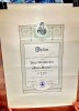 G85-I- Diploma de STENOGRAFIE 1926 Germania pe carton stare buna.
