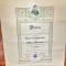 G85-I- Diploma de STENOGRAFIE 1926 Germania pe carton stare buna.